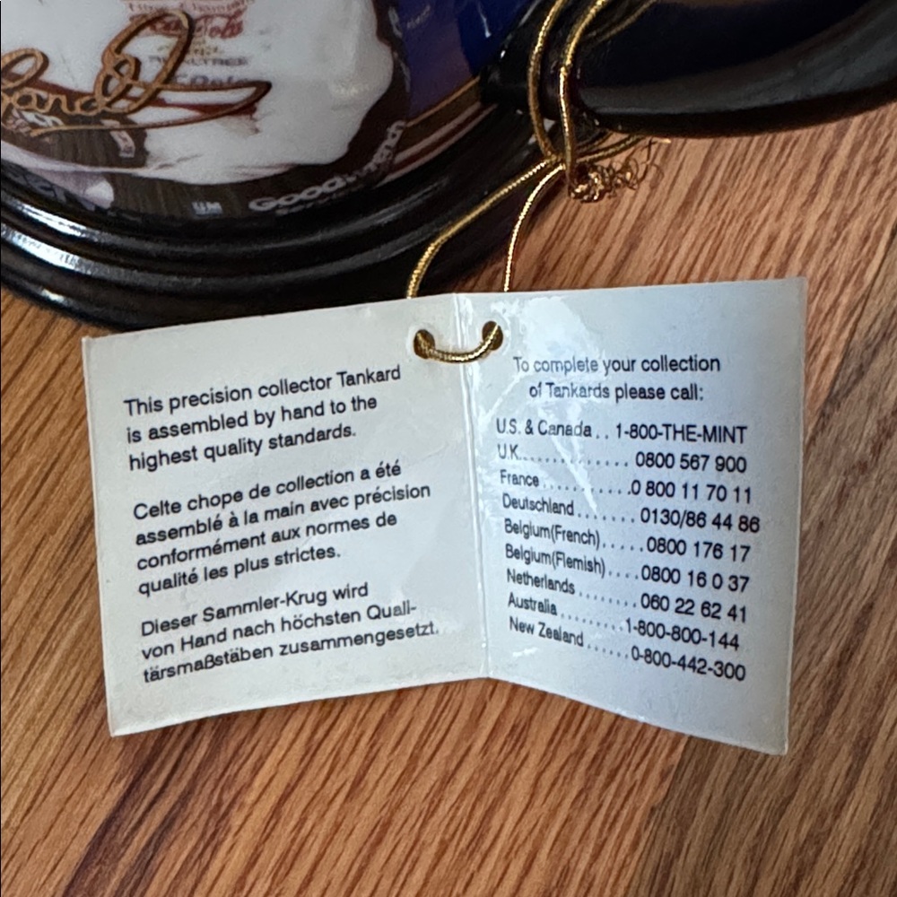 Dale Earnhardt Franklin Mint Tankard - Picture 11 of 11